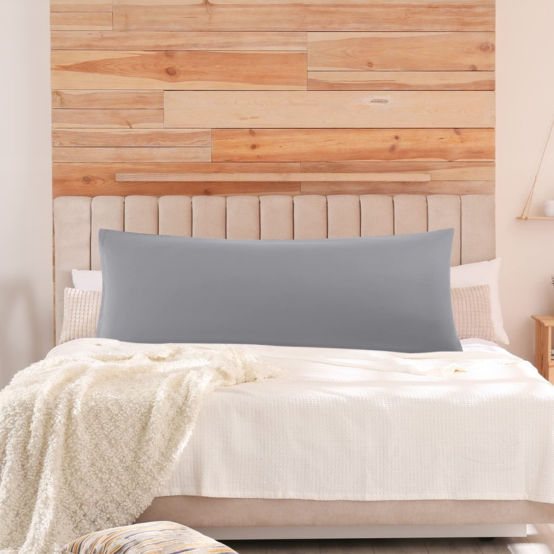 sourcing map Soft Brushed Microfiber Body Pillow Cover with Zipper