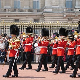 Really Wild Cards Changing the Guard at Buckingham Palace Greeting Card with Sound.,Multi colour,15cm x 15cm