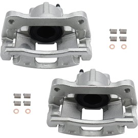 IRONTEK 18B5044 18B5045 Front Left & Right Brake Caliper for 2008-13 for Chrysler Town&Country, 2008-15 for Dodge Grand Caravan, 07-10 Nitro, 12-13 for Ram C/V, 08-12 for Jeep Liberty, 07-12 Wrangler