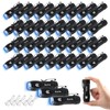 KunHe 40 Pack 365nm UV Flashlight Mini Rechargeable UV Light