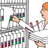 Lihit Lab HK7753-0 Seal Header Color Number Labels, M, 250