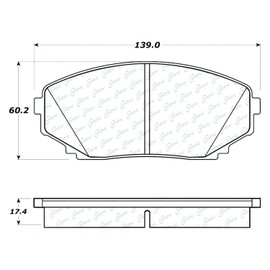 Centric Parts 103.12580 Brake Pad