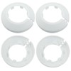 Marvexi 4PCS 1 1/2 Inch Outer Diameter Flange Water Pipe