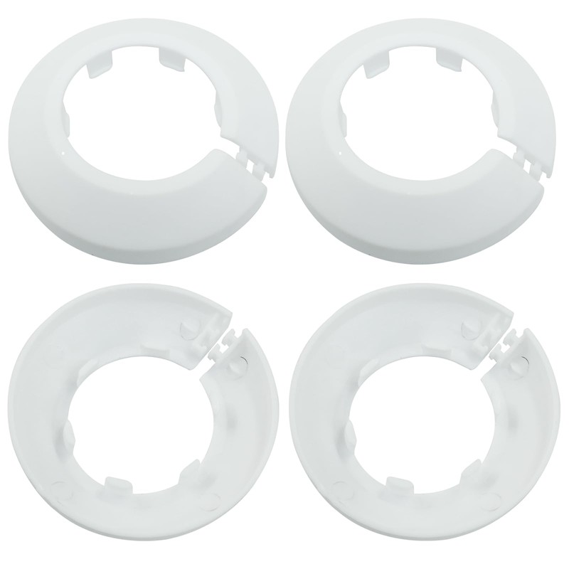 Marvexi 4PCS 1 1/2 Inch Outer Diameter Flange Water Pipe