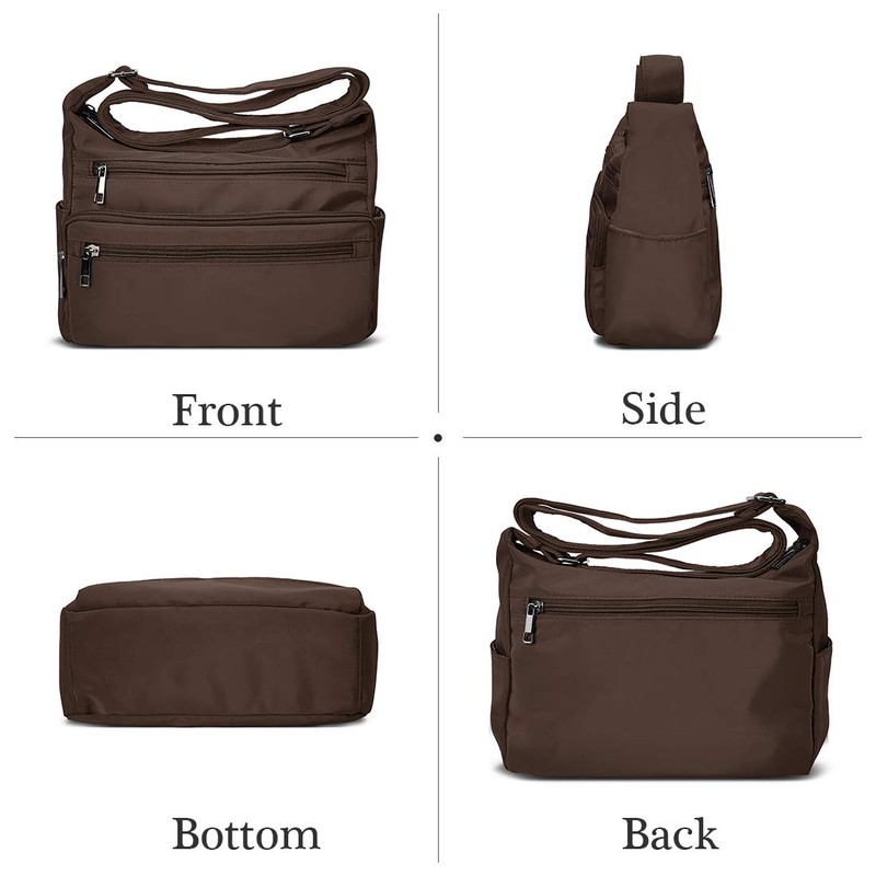 VOLGANIK ROCK Shoulder Bag for Women, Multiple Pockets, Handbag, Shoulder