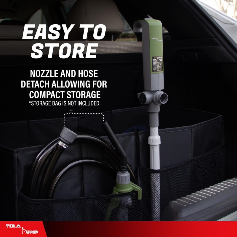 TERA PUMP 2nd Gen. 2.7 GPM Drum Pump USB Rechargeable