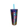 Starbucks Fluorescent Rainbow Cold Cup (24 oz)