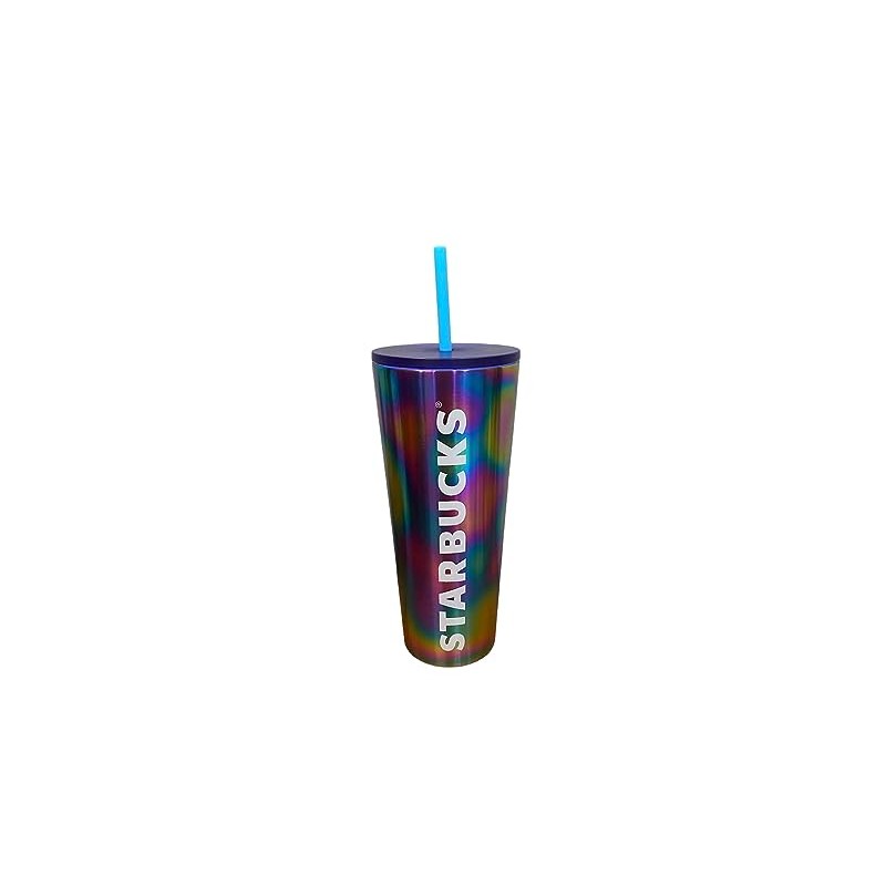 Starbucks Fluorescent Rainbow Cold Cup (24 oz)