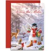 Across The Miles Christmas Card - Forest Friends - Medium