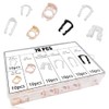 SamWinGear - Kit de herramienta de 70 piezas, abrazaderas para