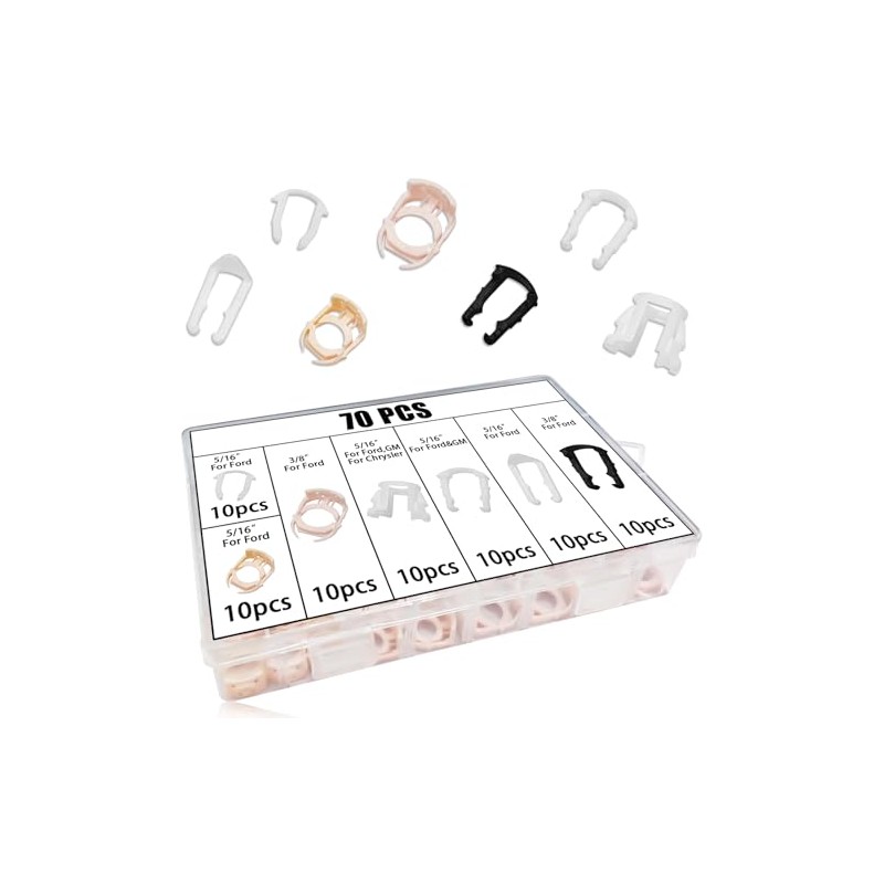 SamWinGear - Kit de herramienta de 70 piezas, abrazaderas para