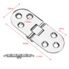 80 * 30mm Backflap Hinge Zinc Alloy Mini Hinges Round