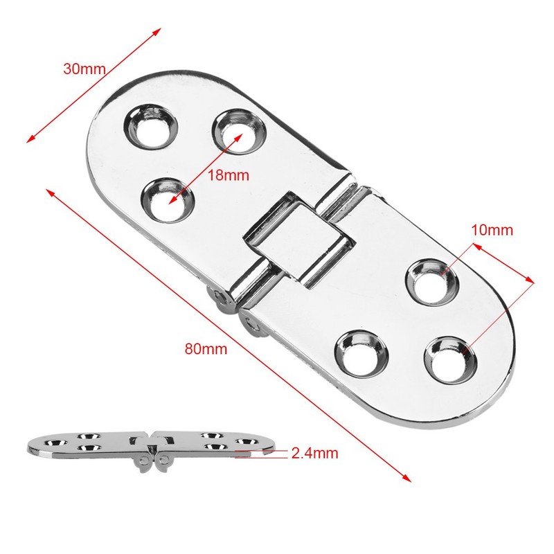80 * 30mm Backflap Hinge Zinc Alloy Mini Hinges Round