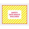 4-1/2"x6" SDS Enclosed, Yellow/Red Full Face, 1000 Pack