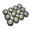 Pack of 12 Fluorescent Luminous Compass 1.4 cm
