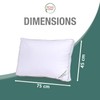 Rohi Luxury Box Pillows 2 Pack Hotel Quality with Extra