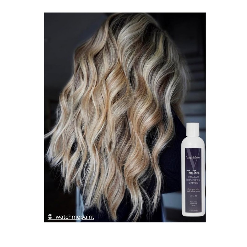 Virgo de Novo Extra Dark Purple Toning Shampoo – Neutralizes