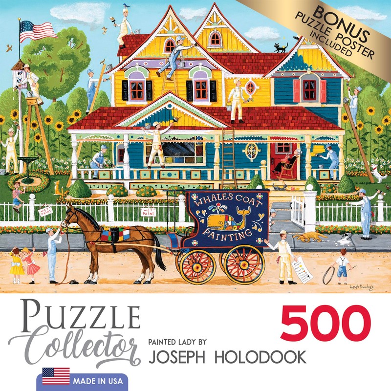 RoseArt - Puzzle Collector - Painted Lady - 500 Piece