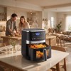 Air Fryer,6 QT Family Size Air Fryer with Visible Cooking