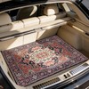Lacut Car Trunk Mat, Red Retro, 29" x 39"