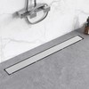 YEFU Shower Drain Nickel for Bathroom: 42 Inch Stainless Steel