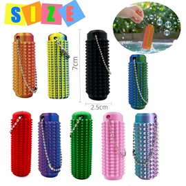 TUQI Little Ouchies Fidget, Mini Juguete para ansiedad de Bolsillo, Alivio del Dolor,2 Llavero para aliviar la ansiedad,Regalo novedoso para Amigos (Rosa + Verde)