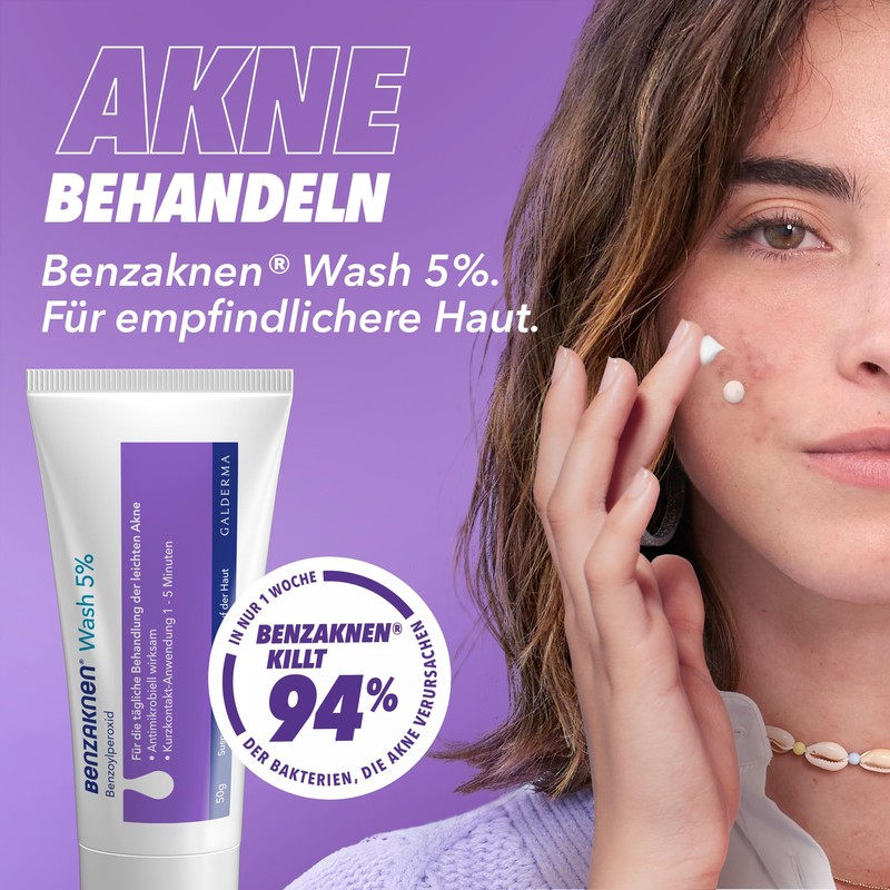 BENZAKNEN Wash 5% Suspension, 100 g