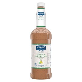 Hellmann's Classics Salad Dressing Salad Bar Bottles Italian 32 oz, Pack of 6