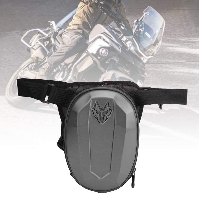 Motorcycle Hard Shell Leg Bag Waterproof Thick Breathable Cushion Adjustable