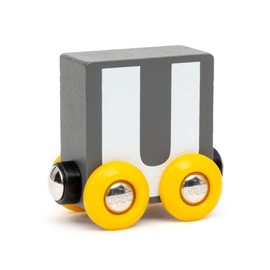 BRIO – Letter Train U | Wooden Train Set Accessory Toy for Kids Age 2 Years Up