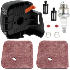 Qiuwanzia 4140 124 2800 Air Filter Cover for Stihl FS55R FS38 FS45 FS46 FS55 FS55C FS55RC HL45Z HL45DZ KM55R Hedge Trimmers Brushcutters KM55C KM55RC KM55CE KM55RCE Engine Parts 4140 141 0501