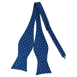 AUSUAYA Men's Bow Tie, Classic Bow Tie, Self-Tie for Men, Suit & Shirt & Tuxedo Men Bow Tie for Boy DE-M-S-B8, Navy Blue with Red Plaid, One Size