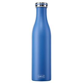 Lurch 240865 Insulated Flask for Hot and Cold Drinks Double-Walled Stainless Steel 0.75 L Azure