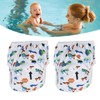 2PCS Baby Swim Diapers Soft Breathable Waterproof Adjustable Leakproof Swim
