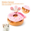 Migipaws Interactive Cat Toys, Automatic Frenzy Donut cat Toy with