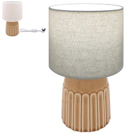 Lesser & Pavey Table Lamp with Shade for Home Decor & Living Room | Ideal Reading Light for Study & Bedroom | Led Desk Lamp for Home & Office | Desk Light for Students & Professionals
