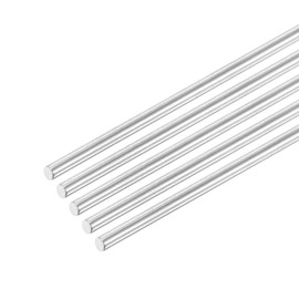 sourcing map 304 Stainless Steel Round Rods, 1.5mm x 160mm Solid Shaft Rods for DIY Craft Model Car Helicopter Airplane, Pack of 5