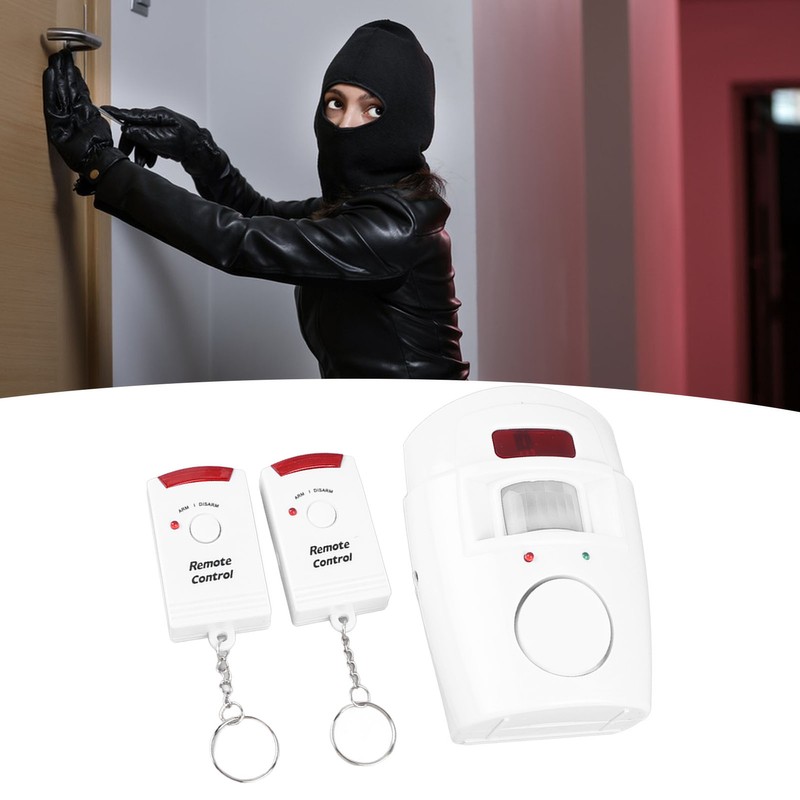 Door Window Alarm Home Hotel Dual Remote Control Sensor Alarm