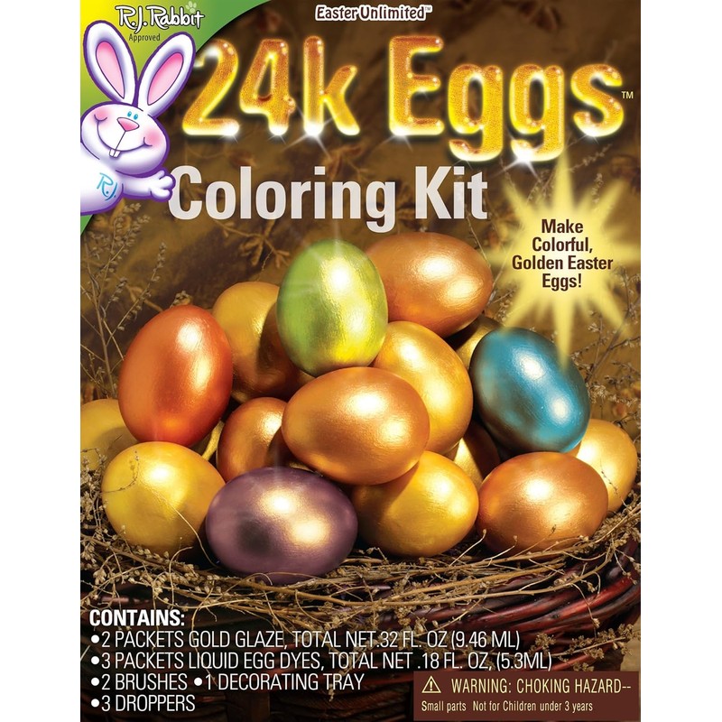 24 Karat Easter Egg Coloring Kit