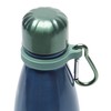 Smash Stainless Steel Single Wall 400ml Water Bottle with Carabiner,