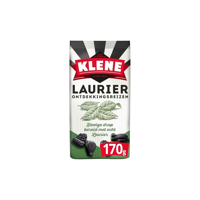 Klene Laurier Ontdekkingsreizen I Firm Bay Leave/Laurel flavored Licorice I