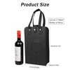 KICPUK Felt Wine Bag, black, Modern