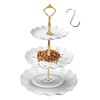 Bird Bath Feeder | 3-Layer Birdbaths Bowl Outdoor,Pet Supplies, Feeding