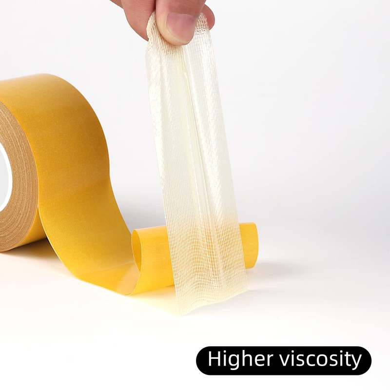 COUMENO COUMENO Double Sided Tape Heavy Duty(1.8inX66FT) Super Thin Double