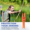 PATIKIL Archery Arrows Nocks 4.2mm, 30 Pack Plastic Insert Arrow