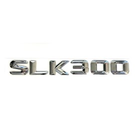 Unbranded #1 CHROME SLK300 REPLACEMENT FOR MERCEDES REAR TRUNK EMBLEM BADGE NAME DECAL LID