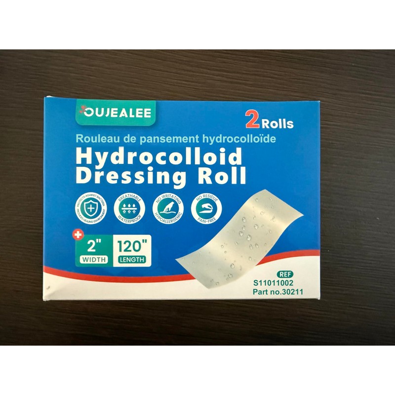 Hydrocolloid Roll, 2 Inch x 120 Inch, 2 Rolls, Cut-to-Size,