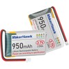 MakerHawk 3.7V 950mAh LiPo Battery Rechargeable 1S 3C Lithium Polymer