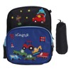 Kids Backpack Adjustable Shoulder Strap Lightweight Cartoon Car Children School