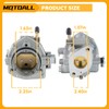MOTOALL 146-0496 Carburetor with Fuel Pump oil filter Kit for